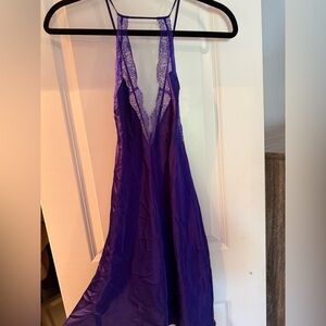 Victoria's Secret Purple Lace Chemise